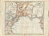 1899 Lugano Switzerland, Antique Baedeker Map, Print