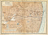 1899 St Louis, Missouri, United States, Town Plan, Antique Baedeker Map, Print