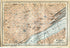 1899 Minneapolis, St Paul, Minnesota, United States, Antique Baedeker Map, Print