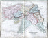 c.1840 Turkey in Asia, Antique Map, Print by John Dower, Hand Colored