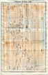1909 New York City Centre, Manhattan, Antique Baedeker Map, Print