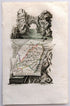 1823 Scarce A. M. Perrot Antique County Map, Aberdeen, Kincardine, Scotland
