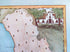 South Africa, Cape Town, Constantia & Durbanville Wine Region Vinyard Winery Map, 1973 Janice Ashby Pictorial Map, Poster, Robben Island