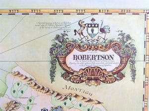South Africa, Robertson, Wine Region Vinyard Winery Map, 1973 Janice Ashby Pictorial Map, Poster