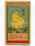 Colombia, South America, Antique Map c.1920 - A scarce advertising card for La Belle Jardiniere, shopping center, Paris France