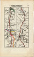 Rare 1826 A M Perrot Road Map - Vivonne, Grand-Poitiers, Naintre, Chatellerault, Les Ormes, Angouleme, Mansle, Ruffec, Chaunay, France 47/48