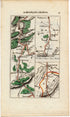Rare 1826 A M Perrot Road Map - Poligny, Champagnole, Morez, Les Rousses, Geneva, Troyes, Langres, Chaumont, France 97/98 - The Old Map Shop