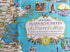 1964 Historic Massachusetts - A Travel Map by Ernest Dudley Chase. Pictorial Map Showing - Boston, Cape Cod, Martha's Vineyard,
