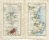 1778 Taylor & Skinner Antique Ireland Road Map 1/2 Dublin Swords Lusk Rush Loughshinny Skerries Balrothery Balbriggan Knocknagin Gormanston