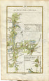 1778 Taylor & Skinner Antique Ireland Road Map 57/58 Oldcastle Mount Nugent Finnea Ballinagh Crossdoney Castlehamilton Killashandra Granard