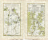 1778 Taylor & Skinner Antique Ireland Road Map 73/74 Manulla Ballyhaunis Castlebar Kinnegad Rochfortbridge Tyrrellspass Kilbeggan Horseleap