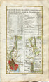 1778 Taylor & Skinner Ireland Road Map Antique 83/84 Palmerstown Dublin Lucan Maynooth Kilcock Cloncurry Johnstown Bridge Carbury Edenderry