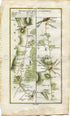 1778 Taylor & Skinner Antique Ireland Road Map 115/116 Urlingford Kilcooley Killenaule Fethard Clonmel Dublin Clondalkin Tipperary
