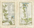 1778 Taylor & Skinner Antique Ireland Road Map 127/128 Clonmel Ballynamult Dungarvan Lismore Cappoquin Aglish Clashmore Youghal Waterford