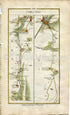 1778 Taylor & Skinner Antique Ireland Road Map 129/130 Tallow Curraglass Aghern Castlelyons Rathcormac Watergrasshill Youghal Waterford Cork