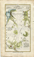 1778 Taylor & Skinner Antique Ireland Road Map 129/130 Tallow Curraglass Aghern Castlelyons Rathcormac Watergrasshill Youghal Waterford Cork
