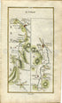 1778 Taylor & Skinner Antique Ireland Road Map 139/140 Baltinglass Tullow Dublin Donnybrook Shankill Bray Delgany Kilcoole Newcastle Wicklow
