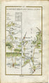 1778 Taylor & Skinner Antique Ireland Road Map 155/156 Kilnock Ardristan Tullow Kildare Athy Bestfield Carlow Wicklow Kildare Laois Offaly