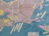c.1984 Port Phillip Bay Play Pictorial Map Melbourne Geelong Portsea Queenscliff Sorrento Rosebud Frankston Mornington Victoria Australia