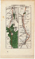 Rare 1826 A M Perrot Road Map - Bayonne, Bordeaux, Cadillac, Langon, Bazas, Roquefort, Mont-de-Marsan, Tartaz, Dax, France 59/60 - The Old Map Shop