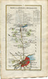 1778 Taylor & Skinner Antique Ireland Road Map 1/2 Dublin Swords Lusk Rush Loughshinny Skerries Balrothery Balbriggan Knocknagin Gormanston