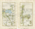 1778 Taylor & Skinner Antique Ireland Road Map 57/58 Oldcastle Mount Nugent Finnea Ballinagh Crossdoney Castlehamilton Killashandra Granard
