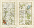 1778 Taylor & Skinner Antique Ireland Road Map 61/62 Palmerstown Dublin Lucan Leixlip Maynooth Kilcock Kinnegad Mullingar Kildare Westmeath