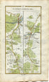 1778 Taylor & Skinner Antique Ireland Road Map 75/76 Moate Castledaly Athlone Ballinasloe Aughrim Kilconnell Athenry Oranmore Galway