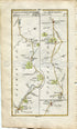 1778 Taylor & Skinner Antique Ireland Road Map 79/80 Ballycarra Elmhall Castlebar Newport Newforest Dunmore Ahascragh Caltra Newtown Bellew