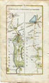 1778 Taylor & Skinner Antique Ireland Road Map 81/82 Clara Kilbeggan Ballycumber Ferbane Belmont Shannonbridge Ballinasloe Aughrim Loughrea
