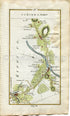1778 Taylor & Skinner Antique Ireland Road Map 87/88 Banagher Birr Kilnaborris Eyrecourt Killmor Hearnsbrook Ramore, County Galway, Offaly