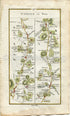 1778 Taylor & Skinner Antique Ireland Road Map 117/118 Newcastle Kill Johnstown Rathcoole Naas Killashee Kilcullen Moone Castledermot Carlow