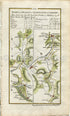 1778 Taylor & Skinner Antique Ireland Road Map 145/146 Aughrim Rathdrum Ballybeg Tinahely Shillelagh Ballybeg Carnew Gorey Wicklow Wexford