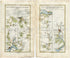 1778 Taylor & Skinner Antique Ireland Road Map 149/150 Taghmon Coolcull Foulksmills Duncannon Burkestown Wexford Waterford New Ross Horetown