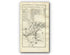 1778 Taylor & Skinner Antique Ireland Road Map 15/16 Waringstown Donaghcloney Lurgan Magheralin Moira Aghagallon Aghalee Ballinderry Crumlin