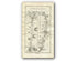 1778 Taylor & Skinner Antique Ireland Road Map 45/46 Ardsallagh Navan Kells Virginia Ballyjamesduff Cavan Butlers Bridge Newtownbutler