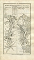 1778 Taylor & Skinner Antique Ireland Road Map 81/82 Kilbeggan Ferbane Belmont Clonony Moystown Shannonbridge Ballinasloe Aughrim Loughrea