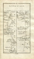 1778 Taylor & Skinner Antique Ireland Road Map 95/96 Dublin Rathcoole Johnstown Naas Newbridge The Curragh Kildare Monasterevin Emo Court
