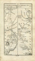 1778 Taylor & Skinner Antique Ireland Road Map 151/152 New Ross Portobello Fethard Wexford Murntown Clonmines Tintern Enniscorthy Clonroche