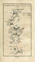 1778 Taylor & Skinner Antique Ireland Road Map 201/202 Gort Kilcolgan Oranmore Galway Sixmilebridge Ralahine Ballycar Quin Clarecastle Ennis