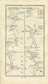 1778 Taylor & Skinner Antique Ireland Road Map 213/214 Dunmore Ballindine Hollymount Ballinrobe Tuam Brookhill Claremorris Castlegrove Eden