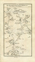1778 Taylor & Skinner Antique Ireland Road Map 217/218 Ballinrobe Kilmaine Shrule Cong Ballycurrin Headford Drumgriftin Claregalway Galway