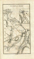 1778 Taylor & Skinner Antique Ireland Road Map 227/228 Ballintra Donegall Ballybofey Castlefinn Convoy Raphoe Strabane Lifford Carrigans