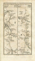 1778 Taylor & Skinner Antique Ireland Road Map 235/236 Ballyshannon Belleek Collooney Ballintogher Dromahair Roscommon Athleague Ballinasloe