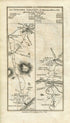 1778 Taylor & Skinner Antique Ireland Map 273/274 Ballintoy Ballycastle Cushendun Cushendall Carnlough Glenarm Limavady Garvagh Ballymoney