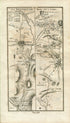 1778 Taylor & Skinner Antique Ireland Map 285/286 Rostrevor Rathfriland Dromore Lurgan Newry Belleeks Newtownhamilton Castleblayney Ballybay