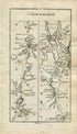 1778 Taylor & Skinner Antique Ireland Road Map 5/6 Banbridge, Dromore Lisburn Dunmurry Belfast Holywood Cultra Bangor Dundonald Newtownards