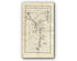 1778 Taylor & Skinner Antique Ireland Road Map 9/10 Downpatrick Killough Ballyhornan Kilclife Strangford Portaferry Kircubbin Newtownards
