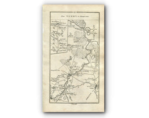 1778 Taylor & Skinner Antique Ireland Road Map 23/24 Tandragee Portadown Lurgan Bannfoot Stewartstown Dundalk Forkhill Louth Armagh Tyrone