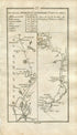 1778 Taylor & Skinner Antique Ireland Road Map 77/78 Athlone Ballyforan Mountbellew Moylough Tuam Castlegrove Cloghans Hill Hollymount